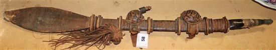 Zulu ceremonial sword(-)
